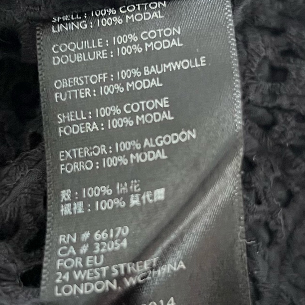 URBAN OUTFITTERS BLACK COTTON CROP TOP SIZE S - Picture 11 of 12